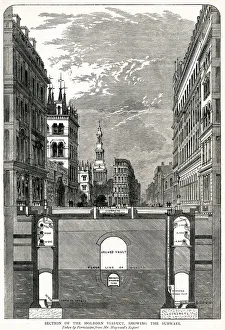 Images Dated 12th October 2018: Section of the Holborn Viaduct