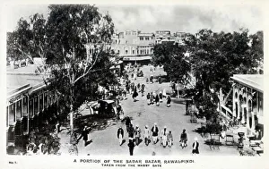 Bazar Prints: A section of the Saddar Bazar, Rawalpindi, Pakistan