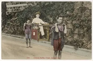 Sedan Prints: Sedan Chair in Hong Kong