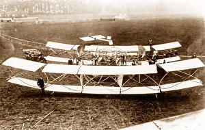 Seddon biplane early 1900s