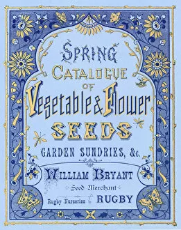 Images Dated 6th February 2020: SEED CATALOGUE COVER