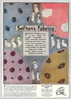 Sefton Prints: Sefton Fabrics advertisement