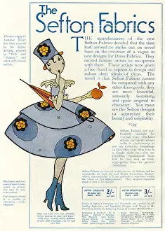 Sefton Prints: Sefton fabrics featuring Eve, 1918