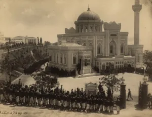 Hamidiye Prints: The Selamlik (Sultans procession to the mosque) at the Hami