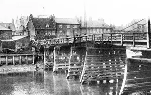 Selby Toll Bridge early 1900s