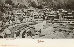 Selcuk Prints: Selcuk - Ephesus - Slopes and Terraces of the Theatre