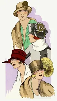 Selection of autumn hats designed by Georgette & Cie