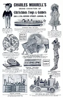 Novelties Prints: A selection of Christmas toys and games for children. Date: 1904