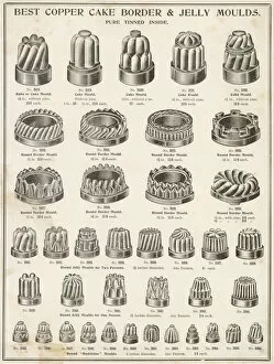Cooking Collection: A selection of copper border and jelly moulds