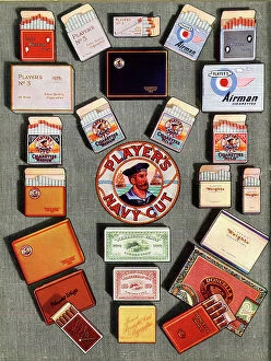 Airman Collection: Selection of Player's Cigarette Packets
