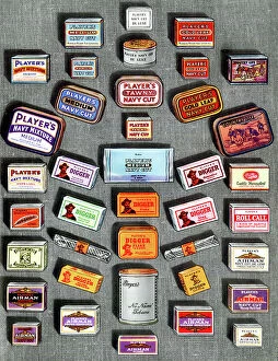 Roll Collection: Selection of Player's Tobacco and Cigar Packets