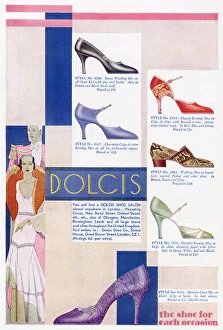 Salon Collection: A selection of salon shoes. Date: 1930