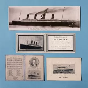 Hartley Gallery: Selection of Titanic cards and postcards