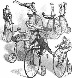 Demonstrated Collection: A Selection of Ways to Ride a Penny Farthing Bicycle, 1881