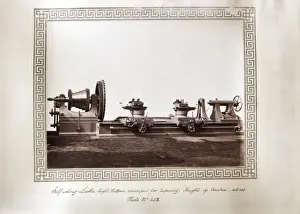 Lathe Prints: Self-acting lathe, light pattern
