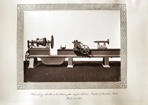 Lathe Prints: Self-acting lathe with plain gap, light pattern