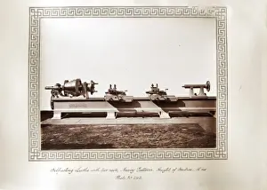 Lathe Prints: Self-acting lathe with two rests