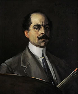 Paint Collection: Self-portrait, 1910, by Eugenio Lucas Villaamil