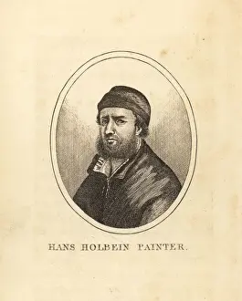 Wenceslaus Prints: Self-portrait of Hans Holbein the painter