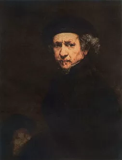 Rembrandt Collection: Self-portrait by Rembrandt