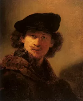 Rijn Collection: Self-portrait of Rembrandt Date: 1634