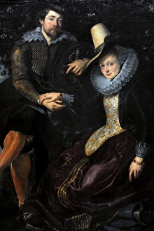 Images Dated 26th December 2012: Self-portrait with his wife Isabella Brandt in the Honeysuck