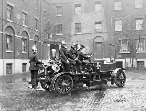 Self-propelled fire engine at LFB HQ, Southwark