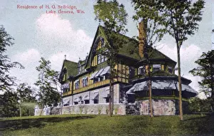 Sunshades Prints: Selfridge residence, Lake Geneva, Wisconsin, USA