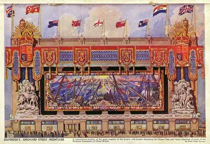 Selfridge's Decorations for the Coronation of King George VI