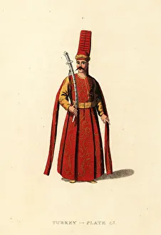 Regency Era Prints: Selictar Aga or Sword Bearer to the Grand Signior or Sultan