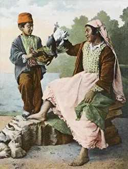 Bare Foot Prints: Seller of little chickens