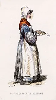 Images Dated 7th June 2018: SELLER OF NANTERRE CAKES