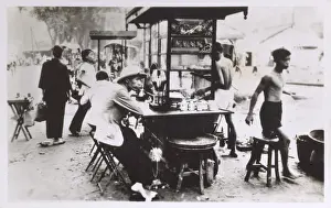 Minh Prints: Sellers of Chinese Soup - Saigon, Vietnam