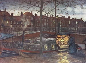 Netherlands Canal Scene