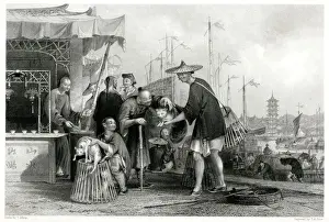 Selling cats in China 1835