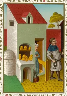 Selling Drink and Bread