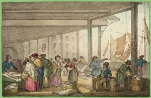 Along Side Collection: Selling Fish by Docks