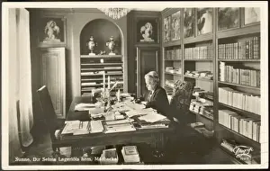 Selma Lagerlof at Work