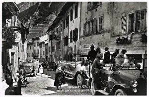 Municipality Prints: Sembrancher, Switzerland - Tourist Charabancs