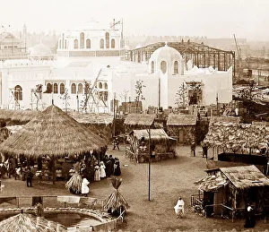 Shepherds Prints: Senagalese village, Franco British White City