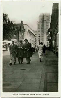 University Collection: Senate House (University of London) from Store Street