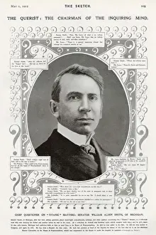 Questions Prints: Senator William Alden Smith, Titanic inquiry chair