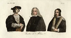 Images Dated 6th December 2019: Senators of Milan, 17th century