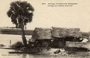 Senegalese Gallery: Senegal - Village in the middle of a lake