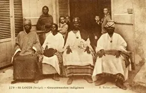 Chiefs Prints: Senegal - West Africa - St Louis - Native Government