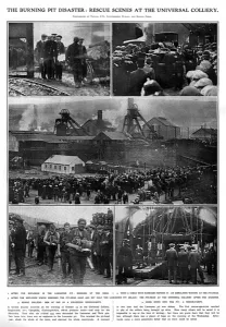 Caerphilly Prints: Senghenydd Universal Colliery Disaster, Glamorgan, S. Wales