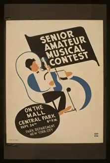 Senior amateur musical contest On the mall, Central Park