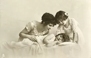 Sentimental Postcard - Mother and daughters
