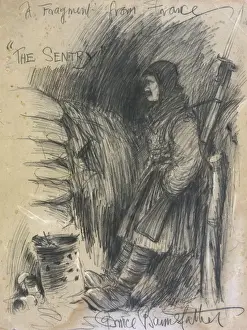 Balaclava Prints: The Sentry by Bruce Bairnsfather
