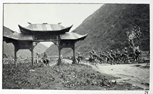 Sepoy Prints: Sepoys entering Chumbi